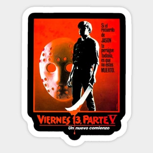 Friday the 13th: A New Beginning Sticker